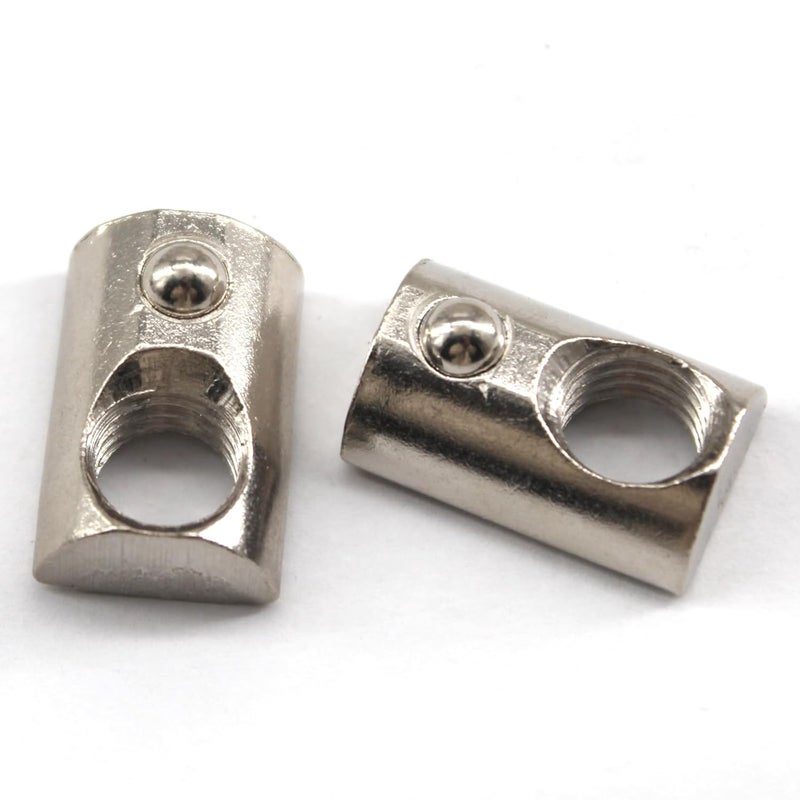 SeeRaphee (30 Pieces)4040 Series M5 Ball Spring T Slot Nuts Carbon Steel Roll In Spring T Sliding Nut for European Standard Aluminum Extrusion Profile - Image 1